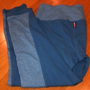 Hard Tail Blue Work Out Leggings Size Medium